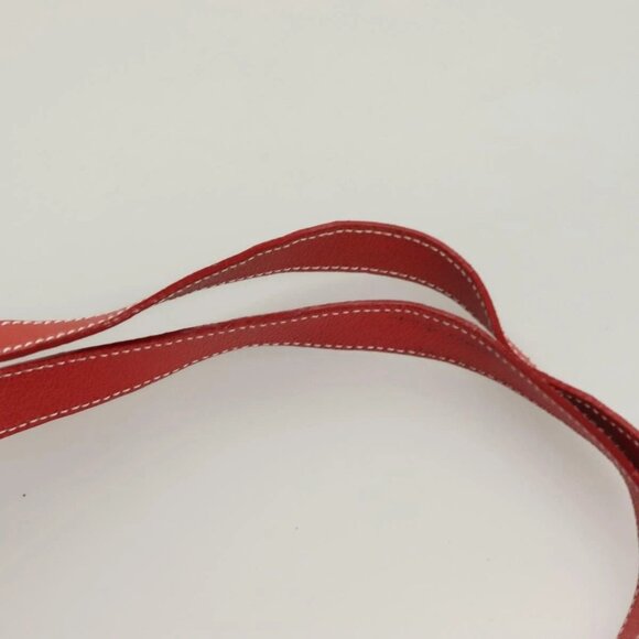 GUCCI Bamboo Backpack Suede Leather Red Gold 003 2058 0030 Auth 129917 - Picture 9 of 16